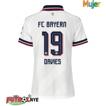 Camiseta Bayern Munich Alphonso Davies #19 Visitante Equipación para mujer 2026-27 manga corta
